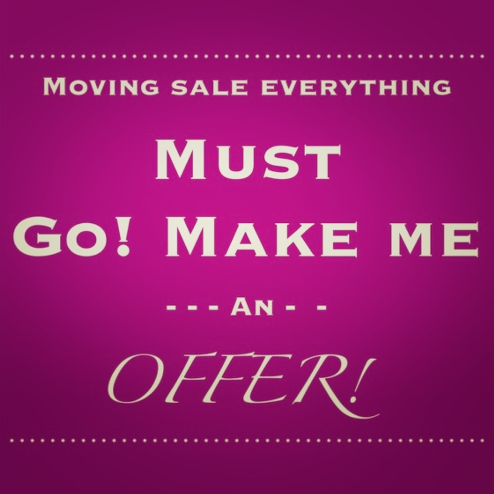 Moving SALE! Closing closet April 3rd!!